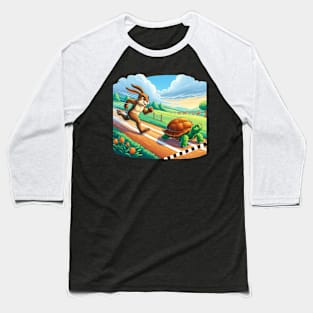 The Tortoise and the Hare Baseball T-Shirt